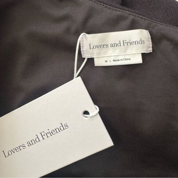 Lovers and Friends Eden Midi Dress in Black Size Medium - Picture 5 of 6